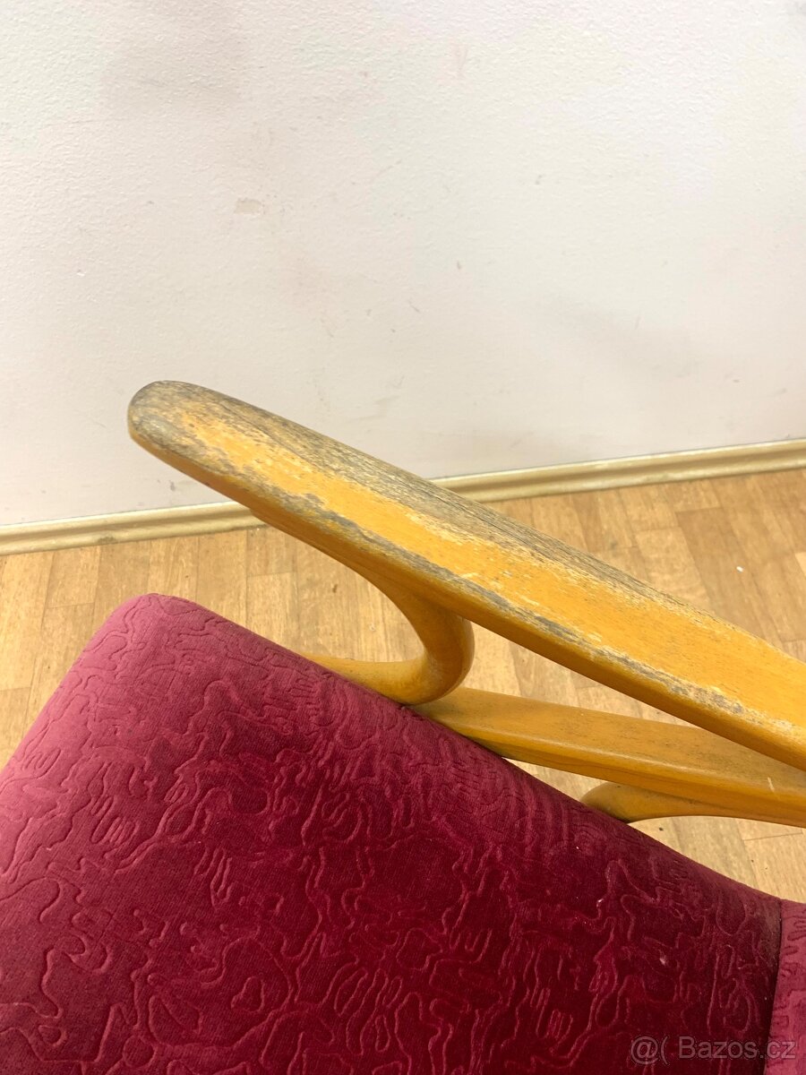 Retro houpací křeslo TON 60. léta - 7