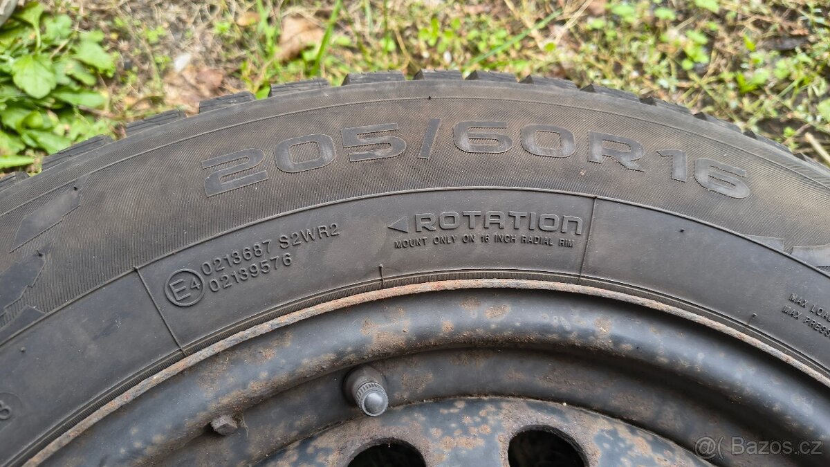 4x zimní gumy r16 včetně disků - 7