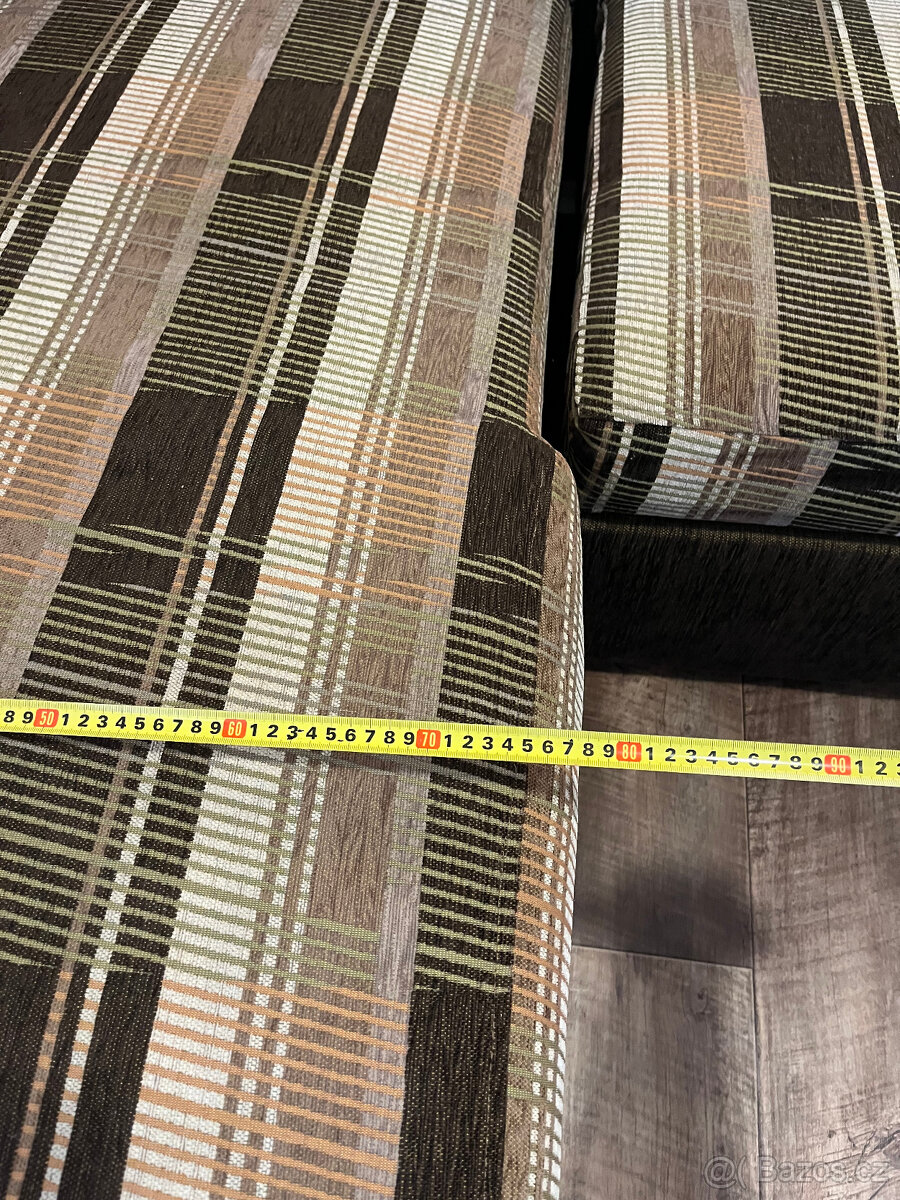 Rohová rozkládací sedačka - 7