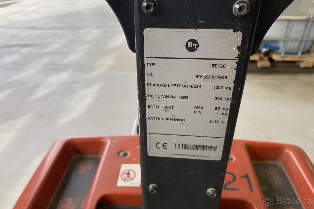 Toyota LWE130 elektrický paletový vozík - 7