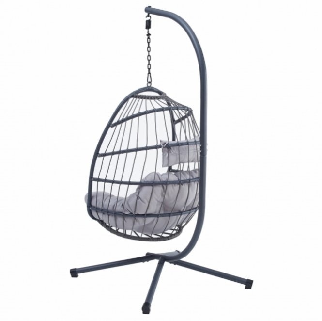 Nabízím Závěsné křeslo 69 (houpačka) šedá barva - 7