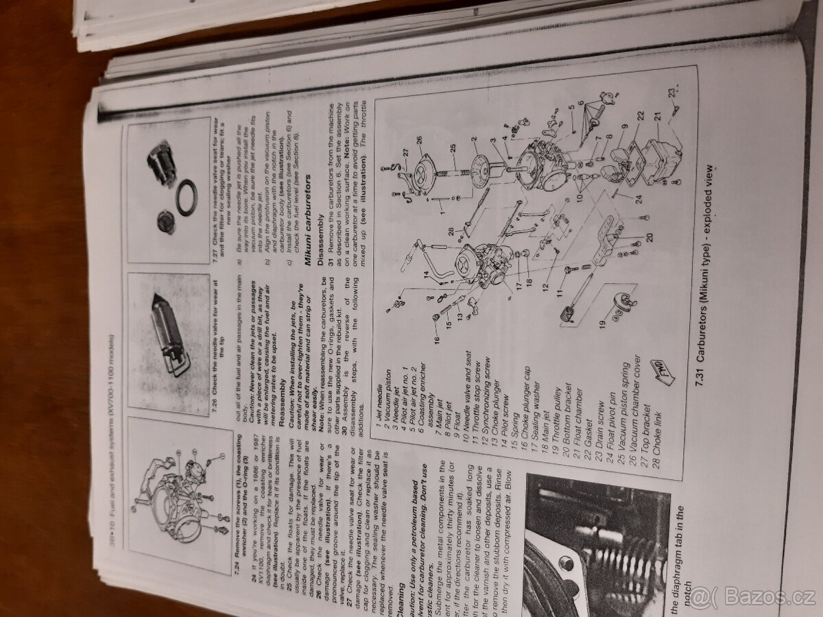 Yamaha XV Virago dílenská příručka - 7