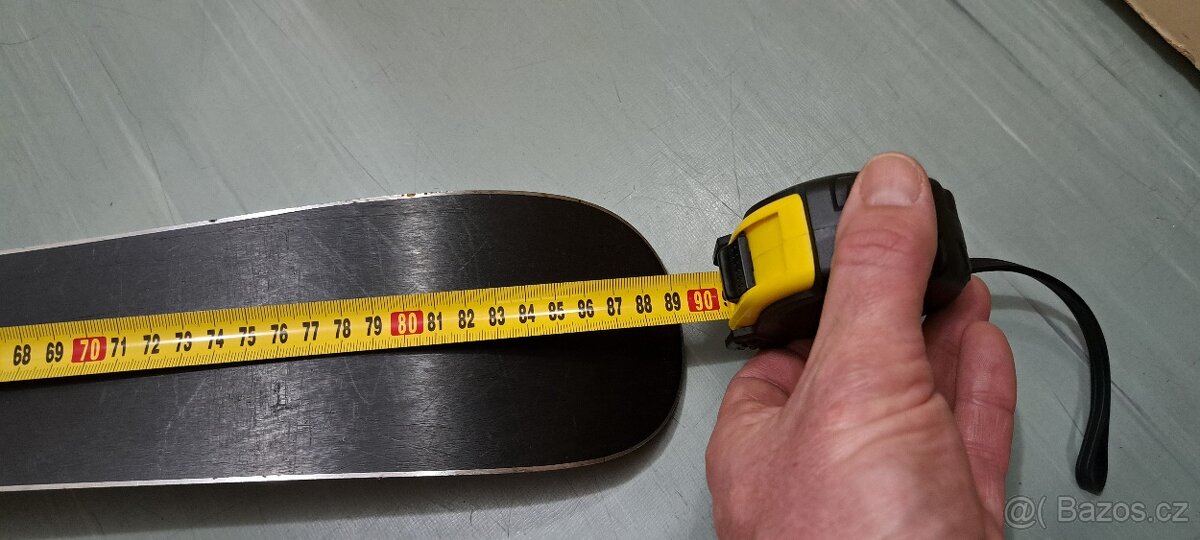 Dětské carvingové lyže Salomon mini kart 90+hůlky Leki 80cm - 7