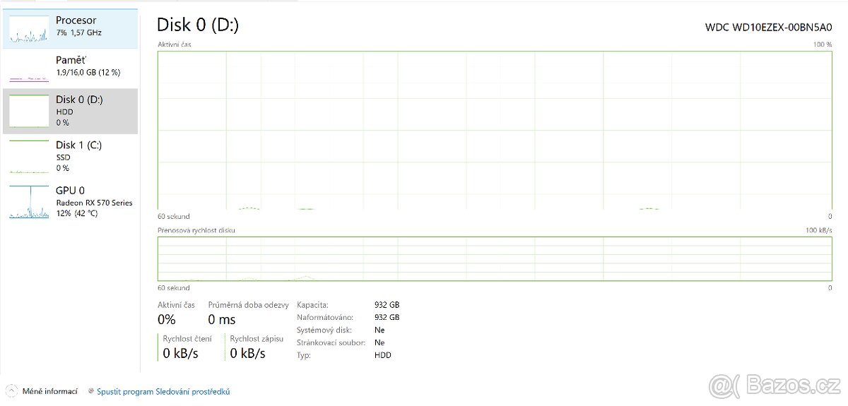 🖥️ Herní PC – RX 570, i5, 16GB RAM, SSD + HDD - 7