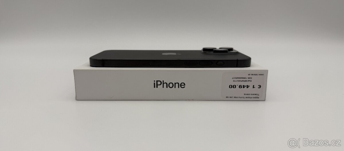 iPhone 15 Pro Max 256GB Black Titanium + ZÁRUKA - 7