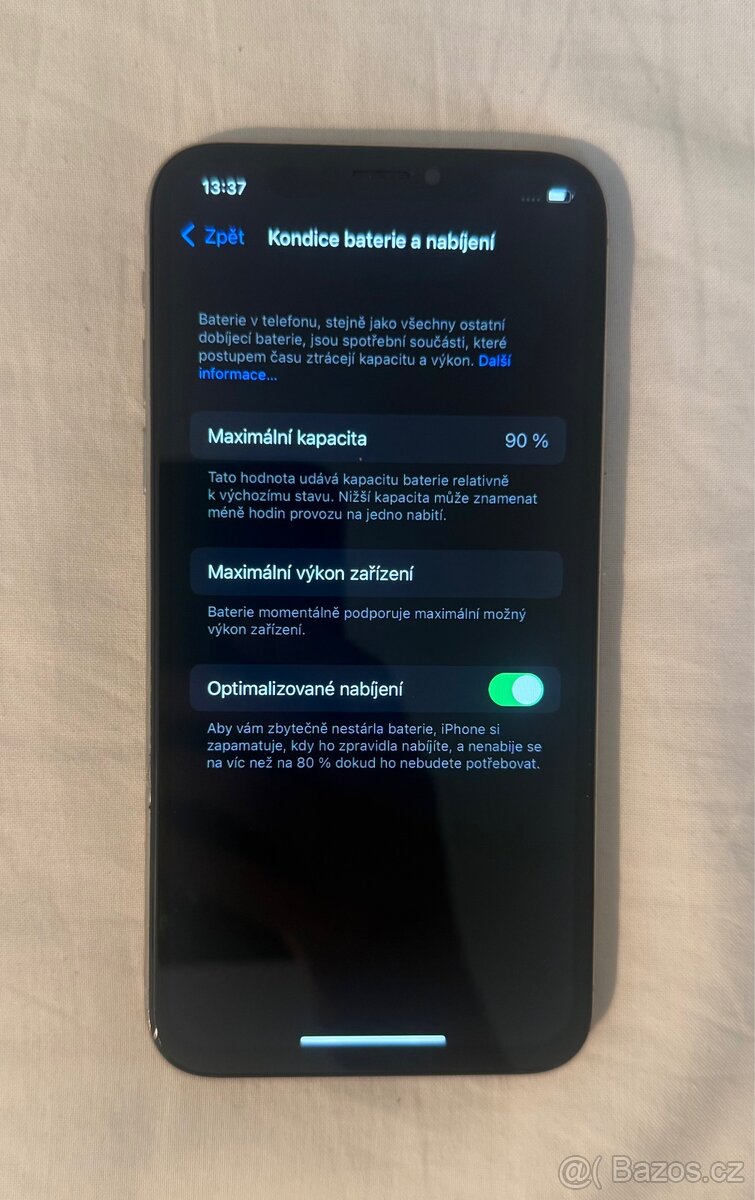 IPhone X 64gb stříbrná. - 7
