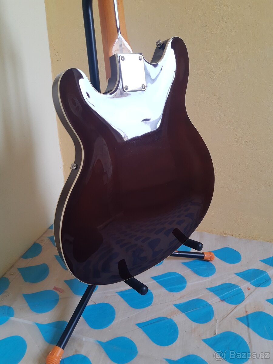 Squier Starcaster + efektor, looper, mikrofon, sluchátka. - 7