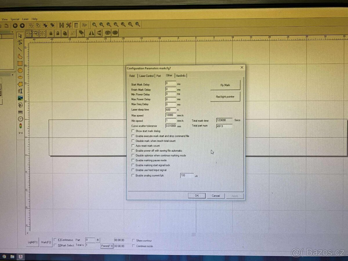 Prodám téměř nový vláknovy laser Raycus 30W - 7