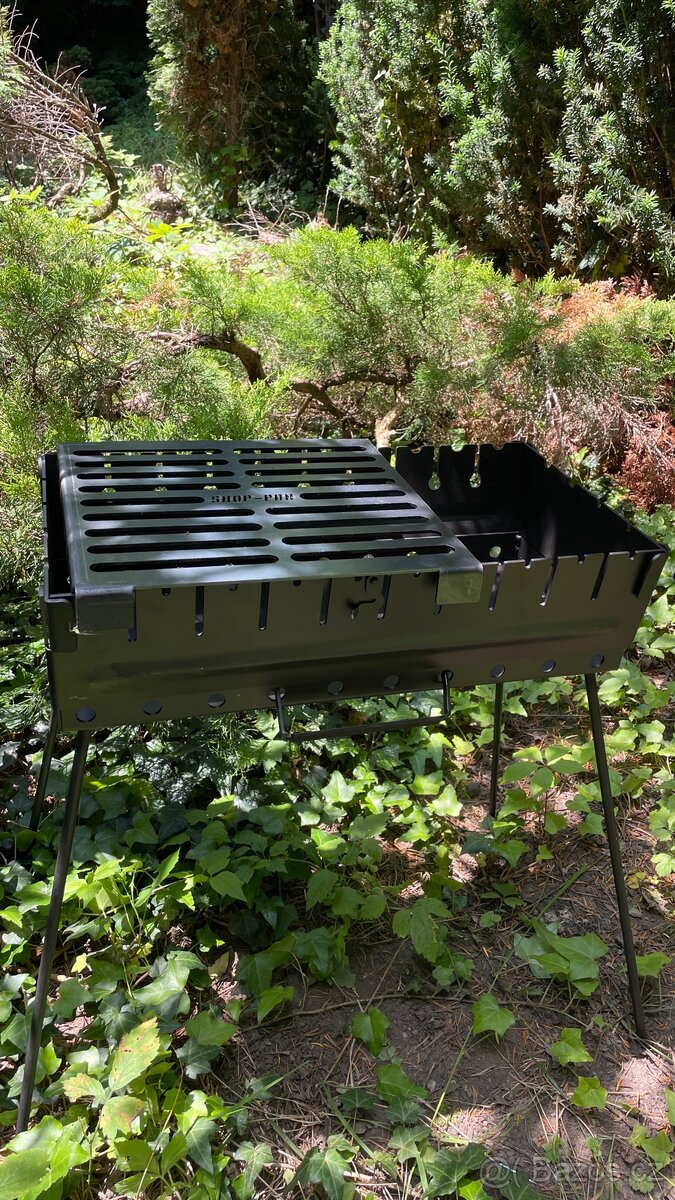 Gril na špízy(mangal)– skládací konstrukce, 3 velikosti - 7