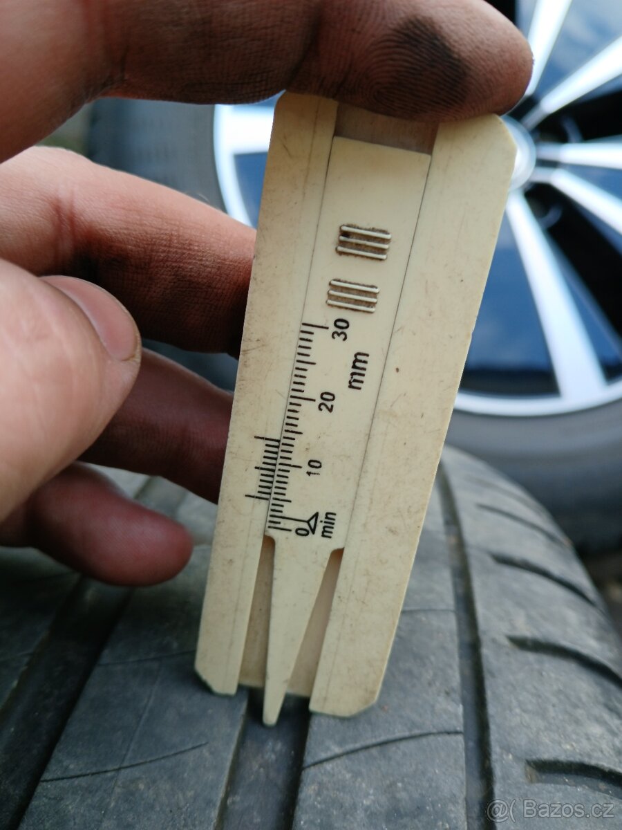 ALU kola,sada, originál Volkswagen,215/60 R16,5x112,TOP - 7