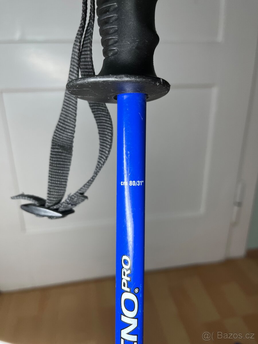 Dětské lyže Xeres Crosscarv X7 + vázání, lyžáky a hůlky - 7