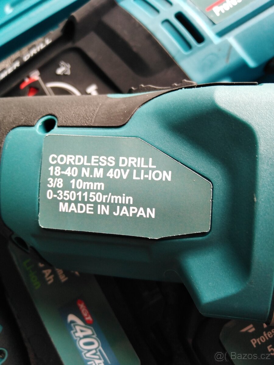 Profesionální sada aku nářadí "M Professional", Japan - 7