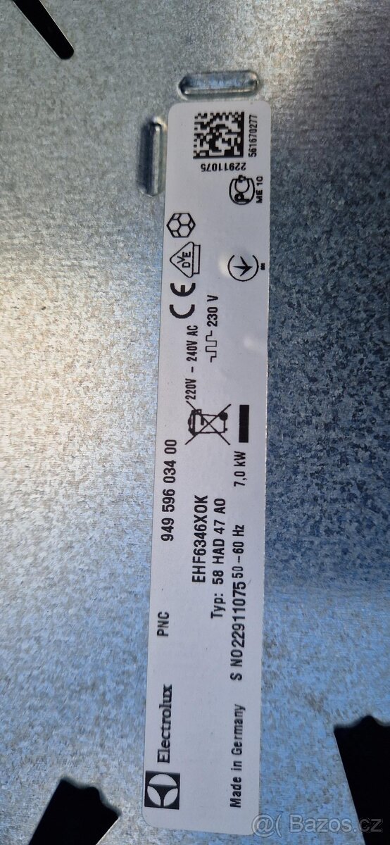 Sklokeramická deska Elektrolux - 7