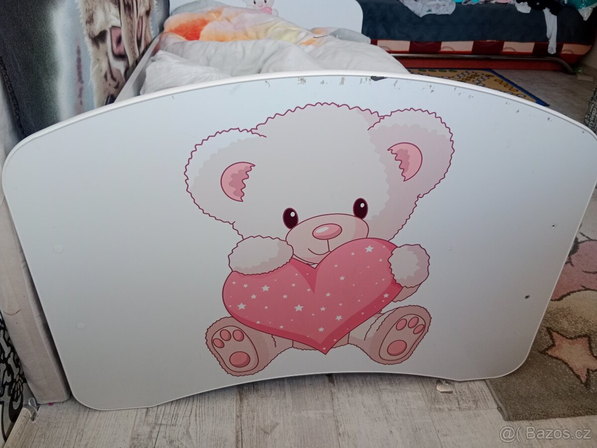 Dětská postel 160x80 + komoda + stůl - 7