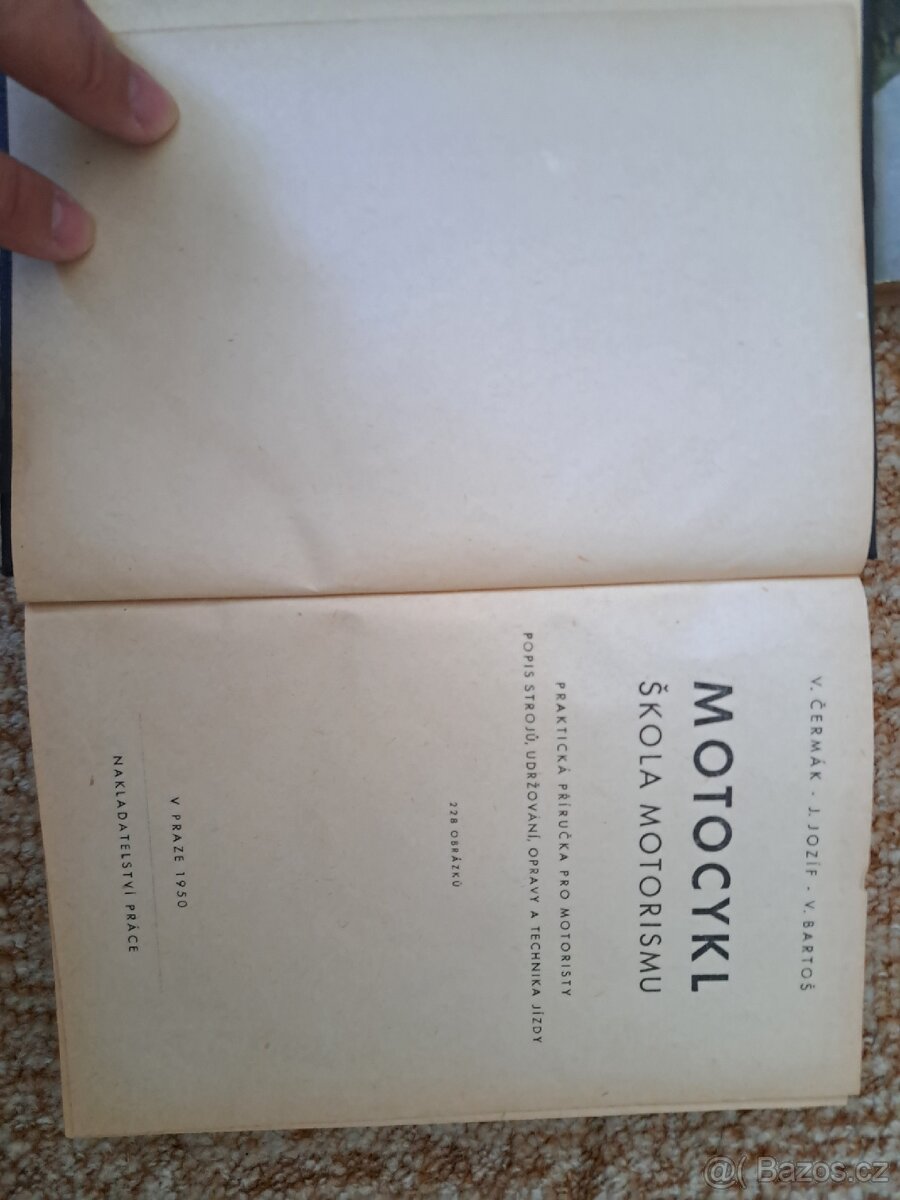 Stare knihy motocykly a automobily - 7