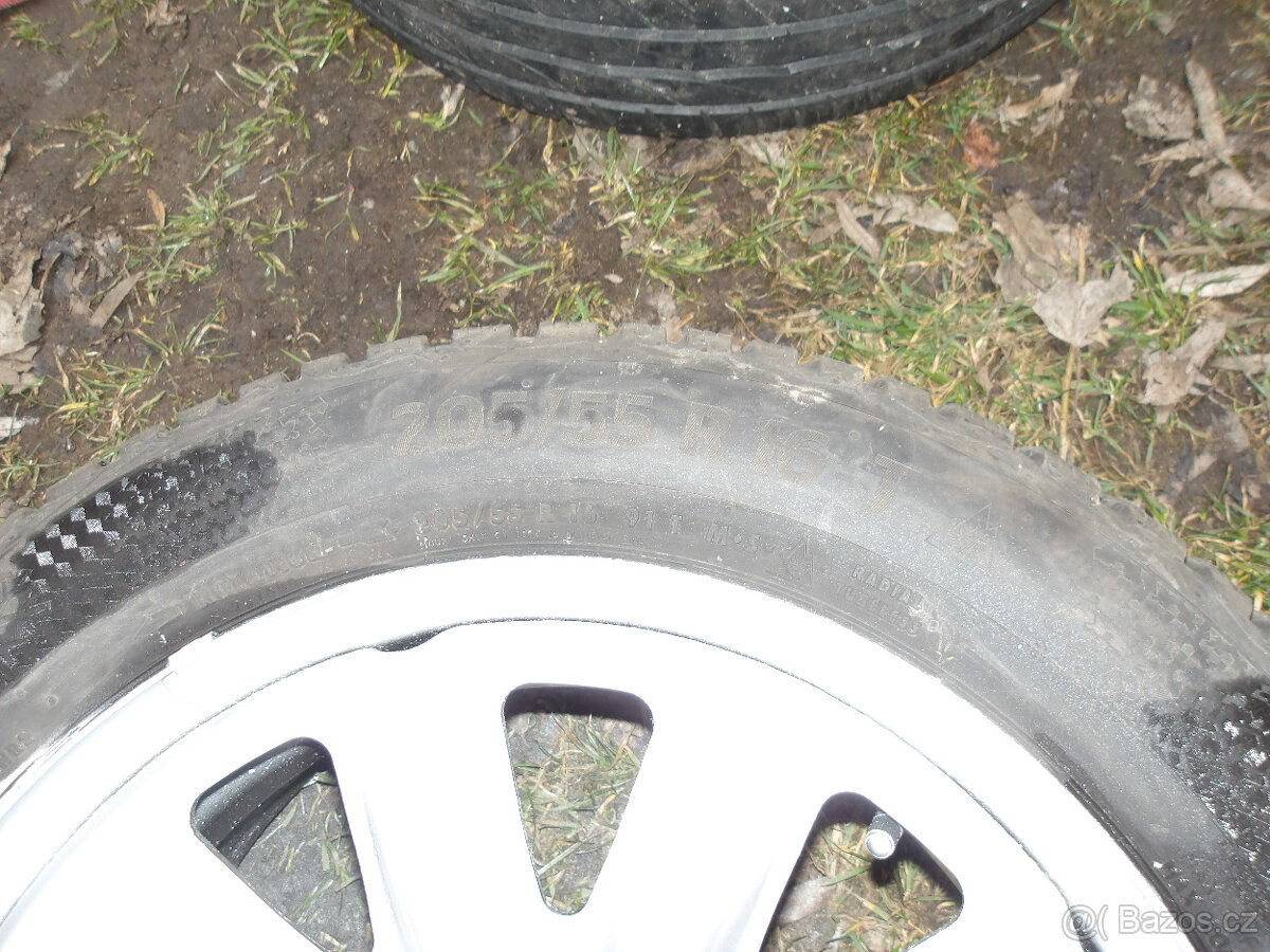 4x disk (5x112) zimní pneu continental 205/55 r16 - 7