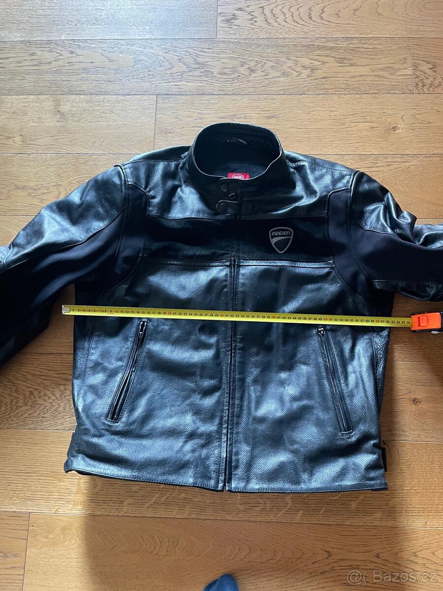 Kombinéza na motorku Dainese Ducati + letní kožená bunda - 7