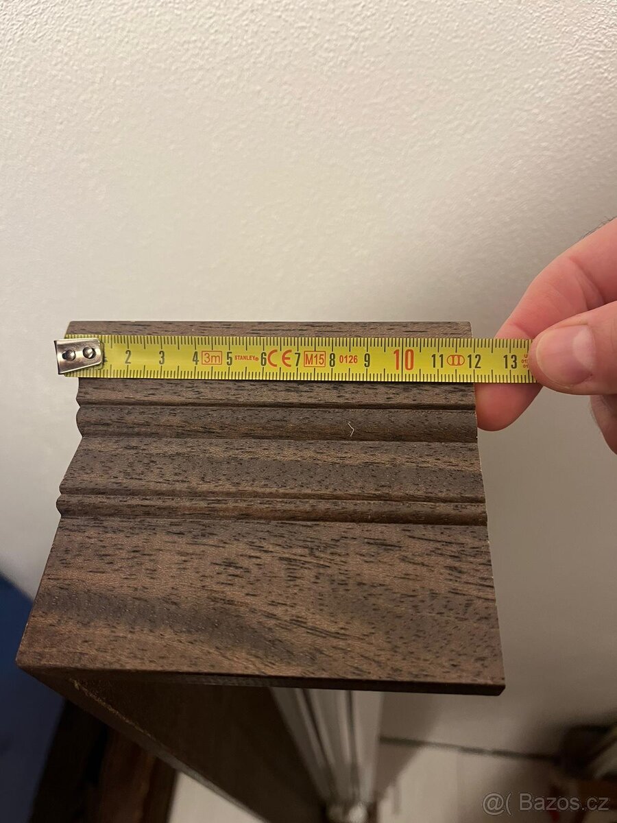 garnýž - dřevěná, 2 kolejnice s žabkami - 7