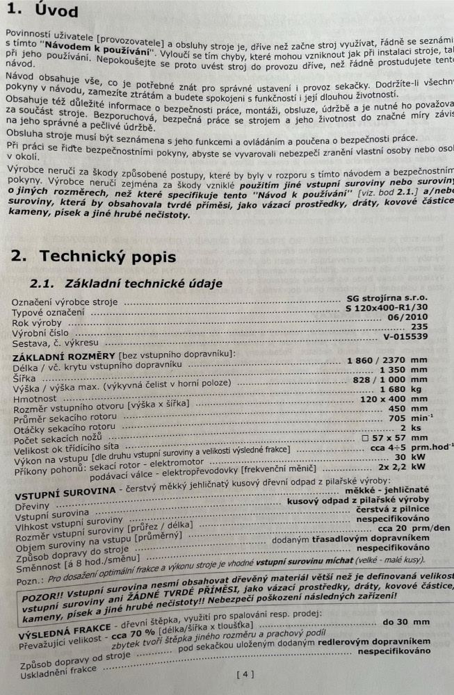 Prodám linku na výrobu štěpky - 7