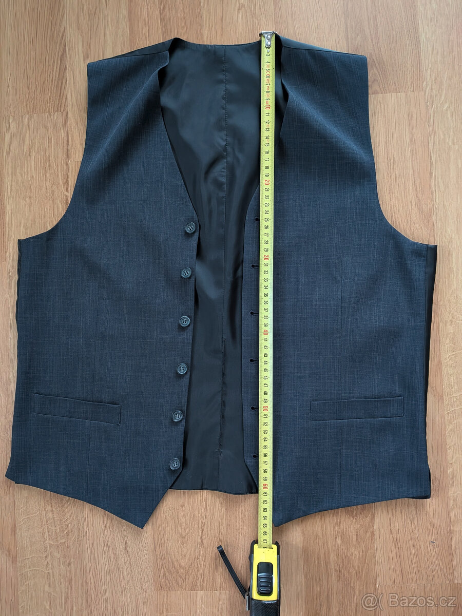 Pánský oblek, sako + kalhoty + vesta - 7