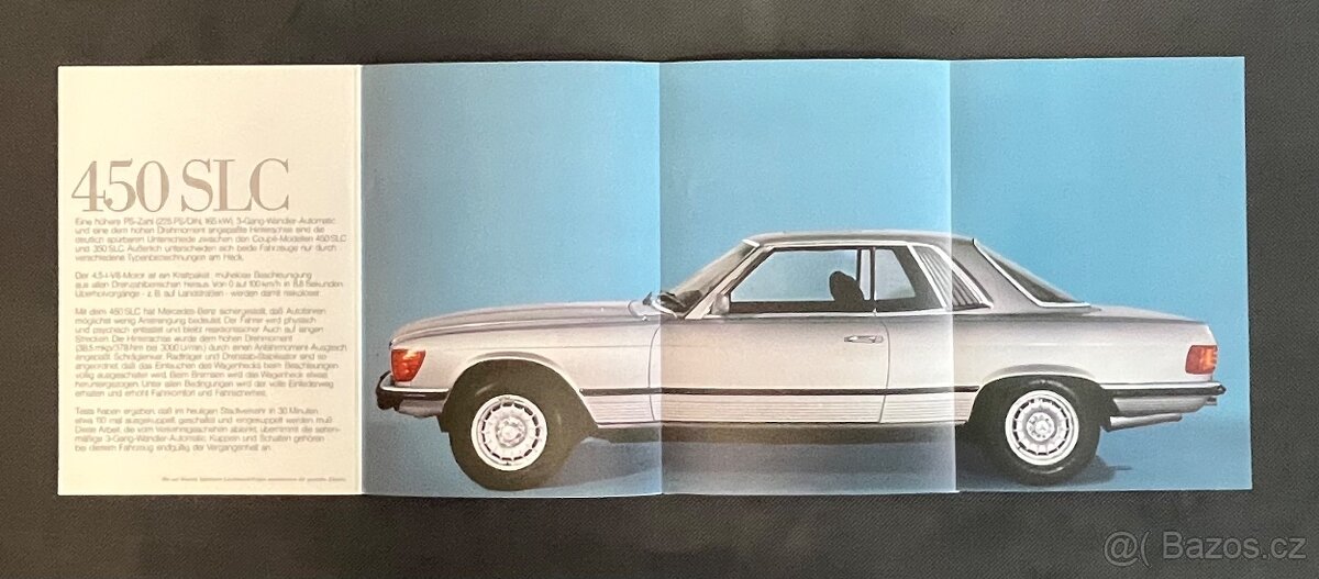 Mercedes SLC W107 coupe prospekty - 7