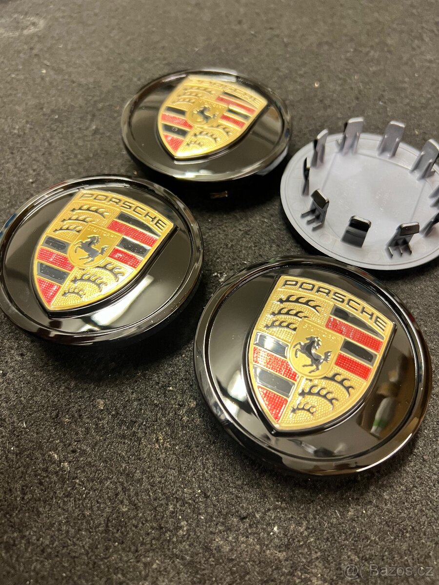 Porsche středové krytky 76mm, poličky "Nový typ " - 7