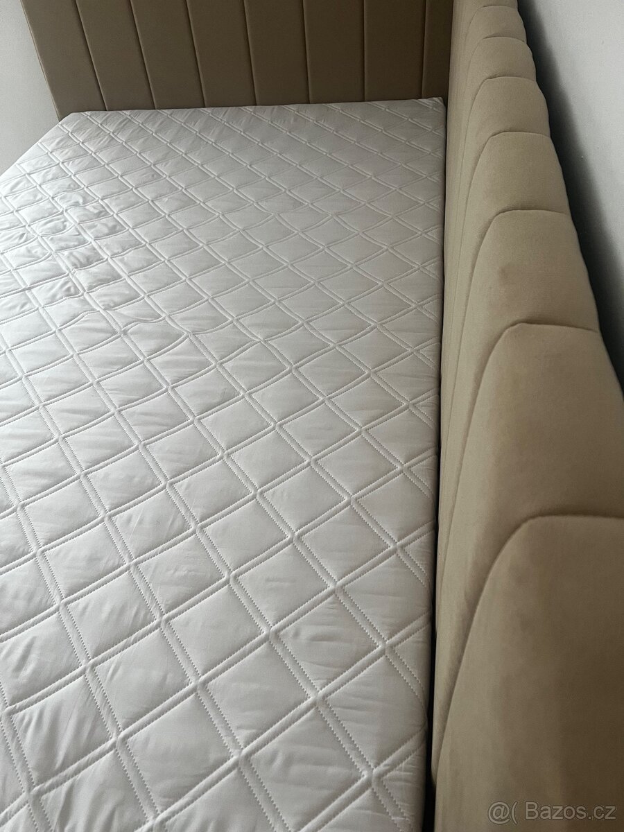 Čalouněná postel s přistýlkou - COMFINO VELVET 120x200 - 7