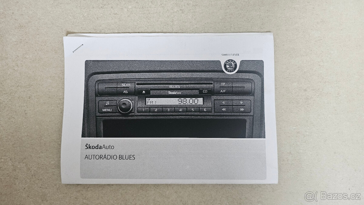 ŠKODA YETI - originál autorádio BLUES - 7