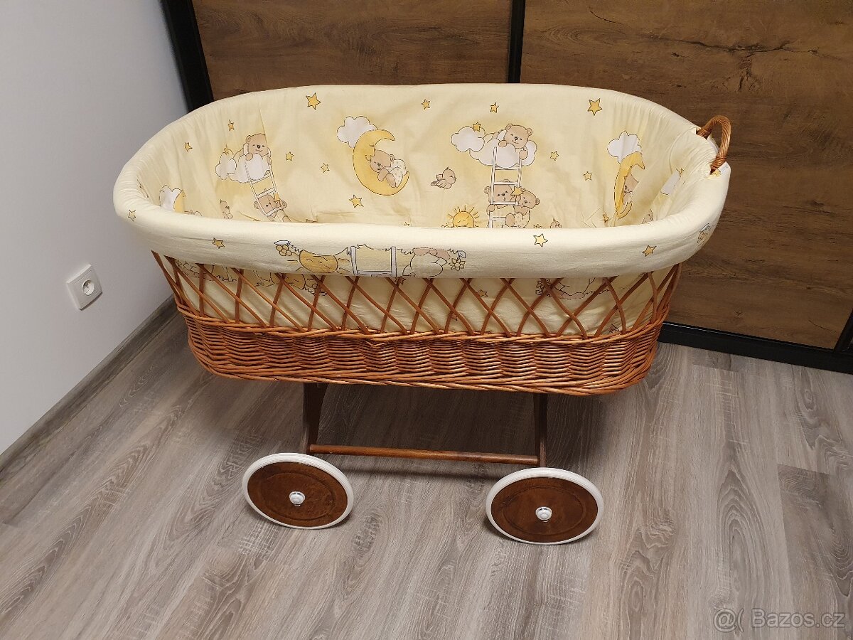 Proutěný košík pro miminko - 7
