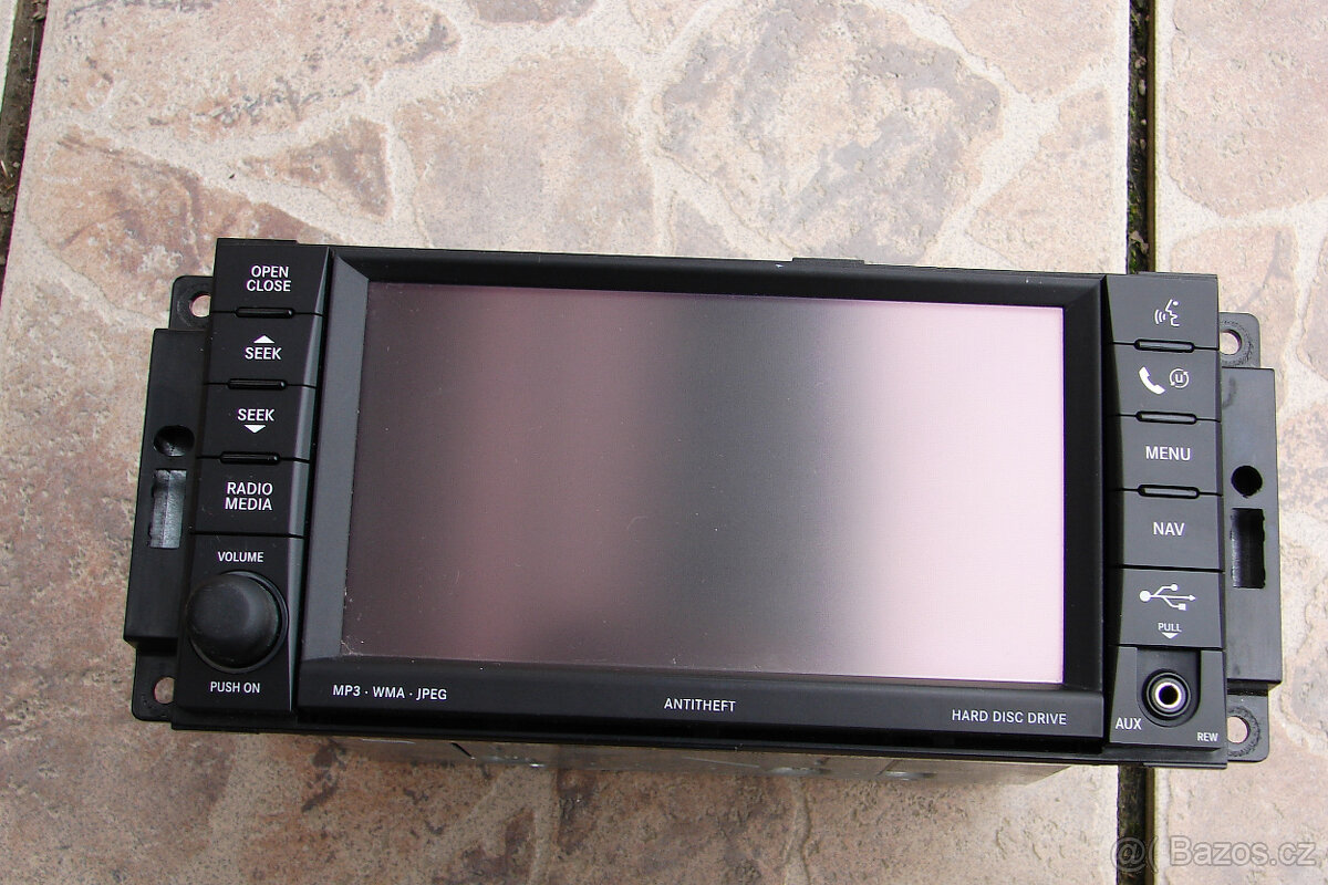 Jeep, Chrysler Rádio NAVI system NTG4 REW - porucha - 7