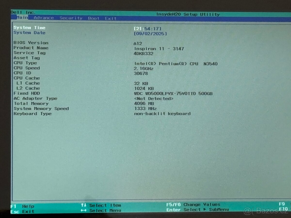 Dell Inspiron 11 – Pentium, 4 GB RAM, 500 GB HDD, funkční ✅ - 7