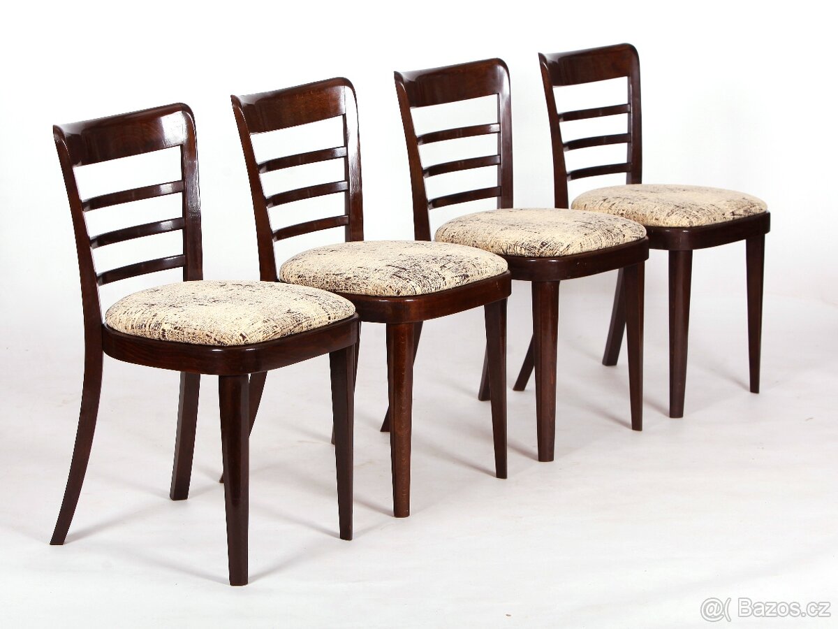 Přečalouněné retro židle SETONA, 4 kusy. - 7