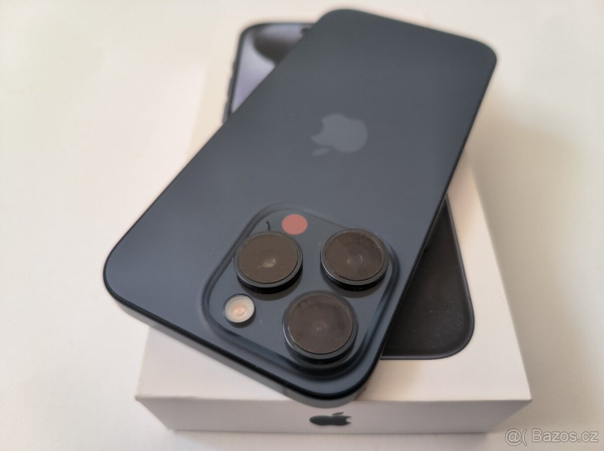 apple iphone 15 PRO 256gb Blue Titanium / Batéria 87% - 7