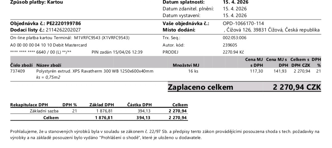 Polystyren XPS fasádní - 7