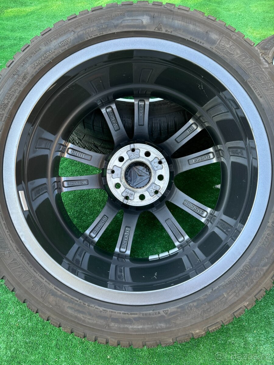 Originál alu kola Mercedes CLS 5x112 R18 zánovní - 7