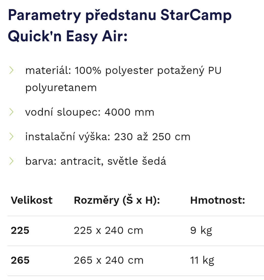 Nafukovací předstan ke karavanu - 7