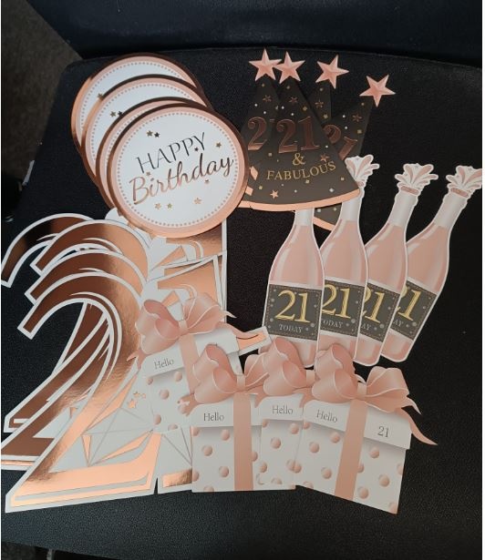 Oslava 21 nebo 12 let - balonky, dekorace, balonky 28 let - 7