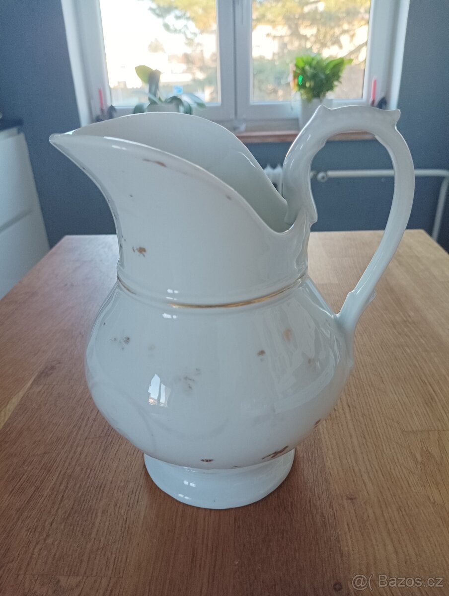 STAROŽITNÝ PAŘÍŽSKÝ EMPÍROVÝ PORCELÁNOVÝ DŽBÁN VIEUX PARIS - 7