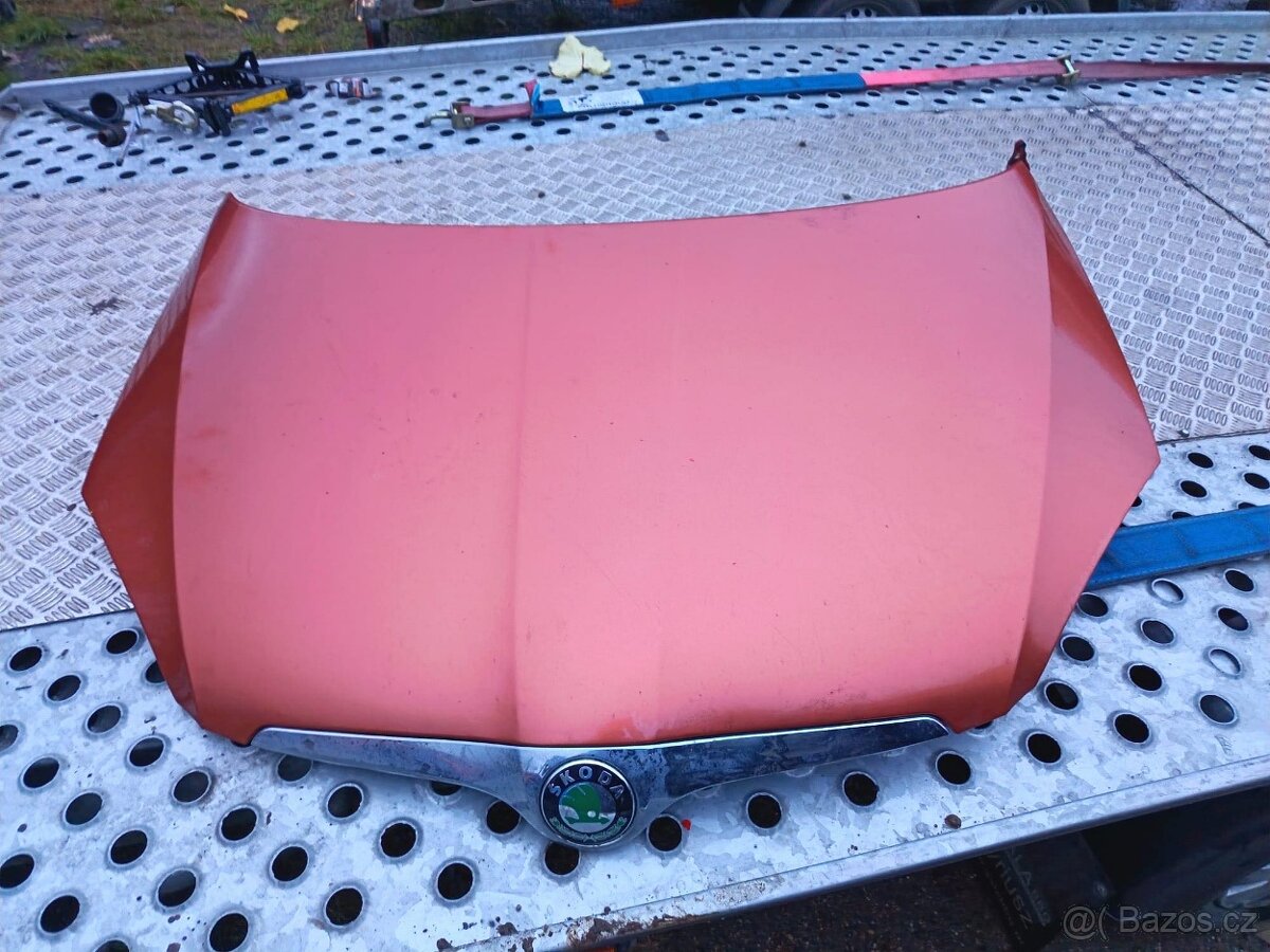 Díly na předek Fabia 2 předface oranžová 9771 - 7