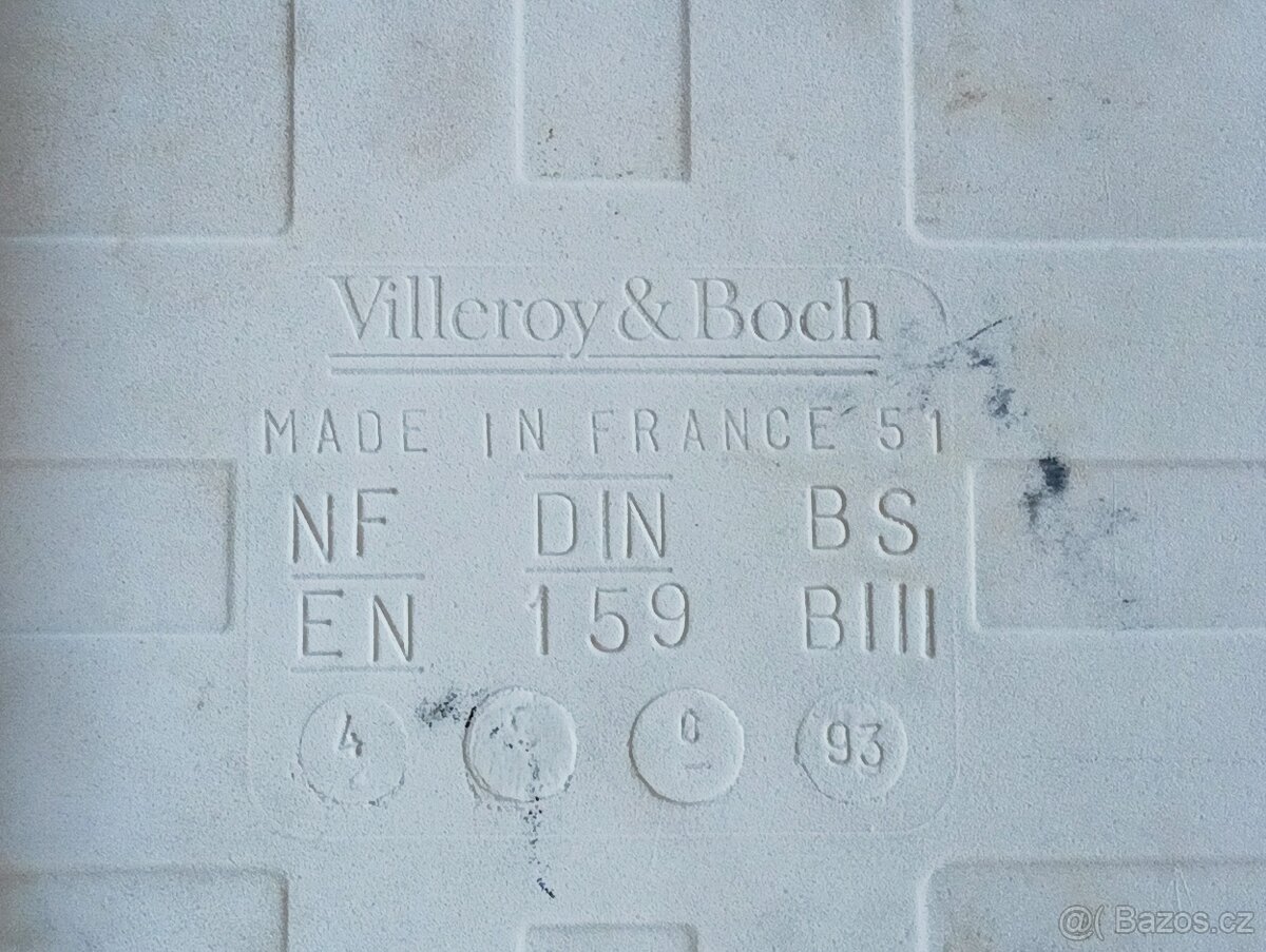 VILLEROY A BOCH PORCELÁNOVÁ PODLOŽKA POD HRNEC DEKOROVANÁ - 7