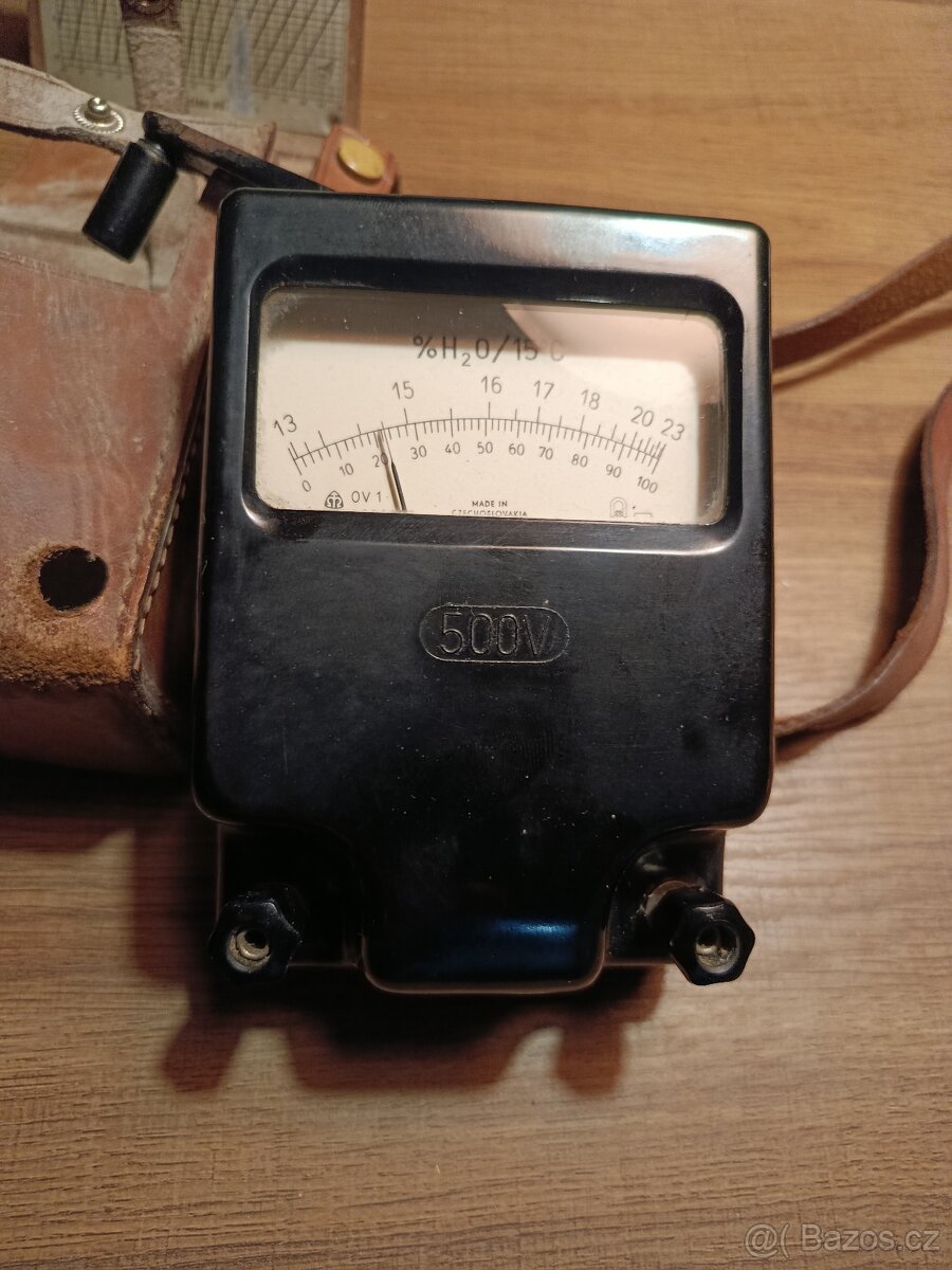 Analogový vlhkoměr dřeva – Czechoslovakia - 7