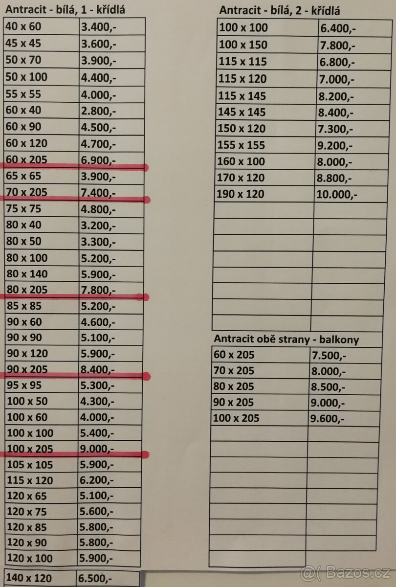 okno plastové šedé - 7