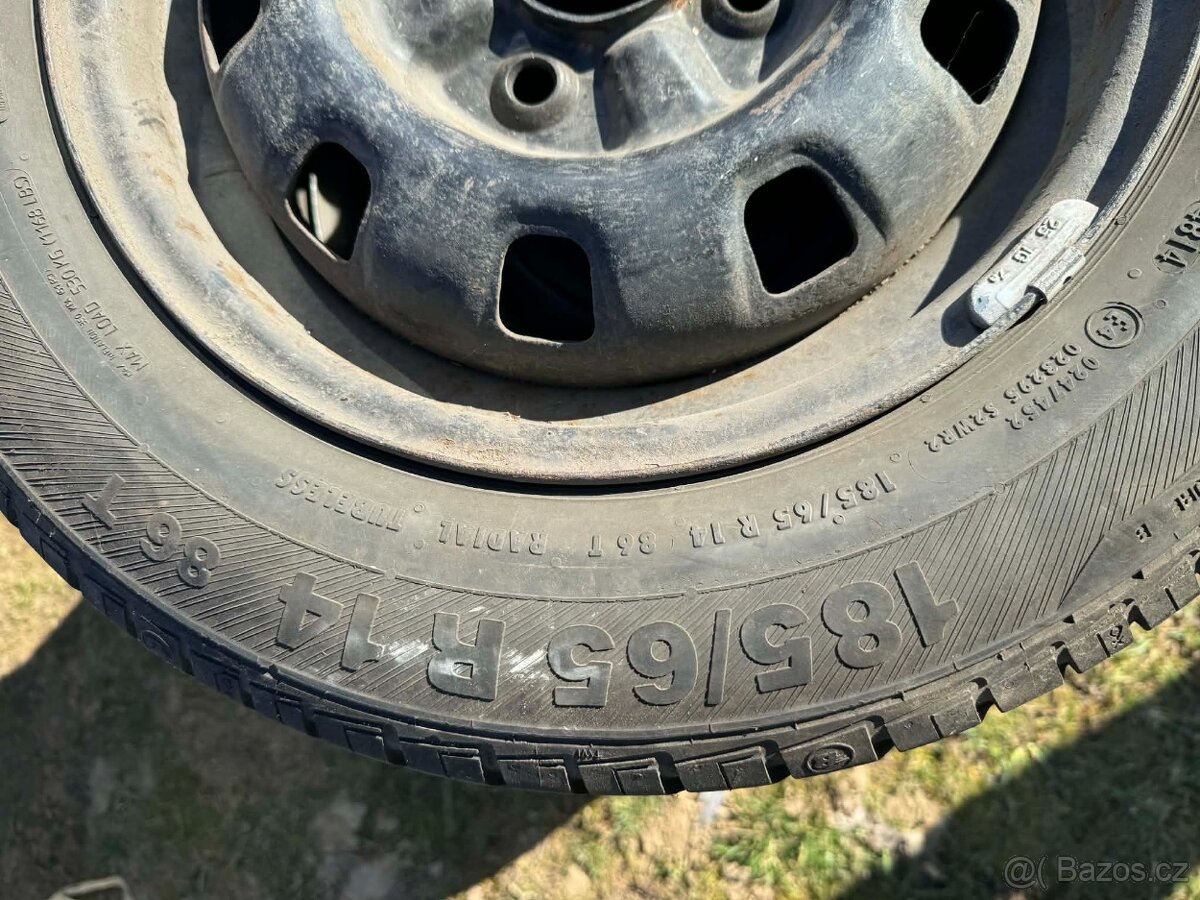 185/65/14 letní pneu 4ks vcetne disku - 7