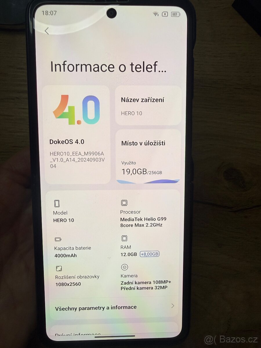 Blackview HERO 10 12/256GB černá - 7