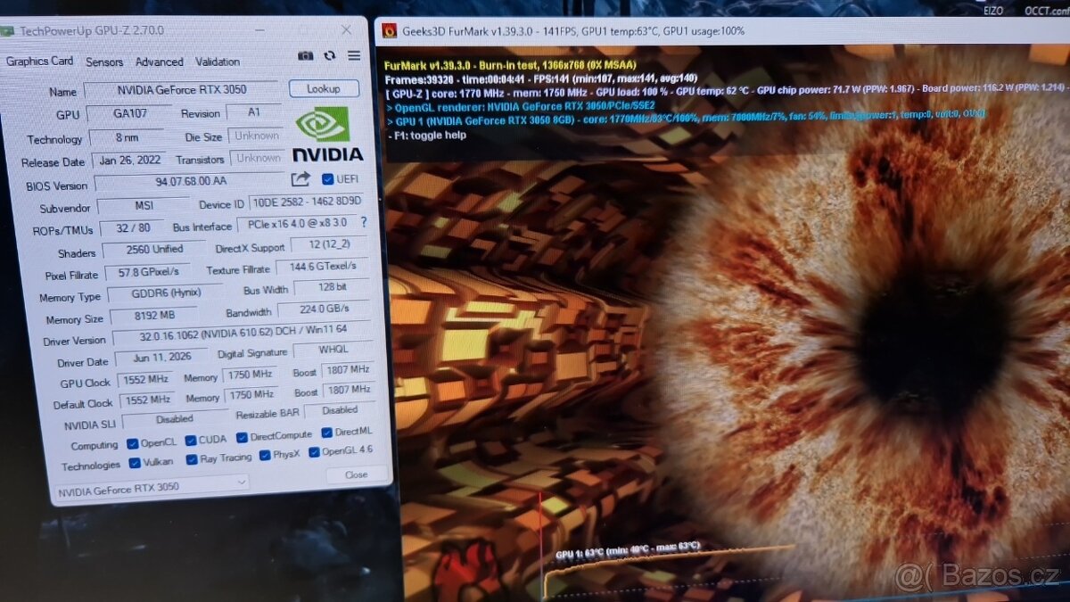 ❰ Grafická karta | MSI Ventus RTX 3050 OC 8GB ❱ - 7