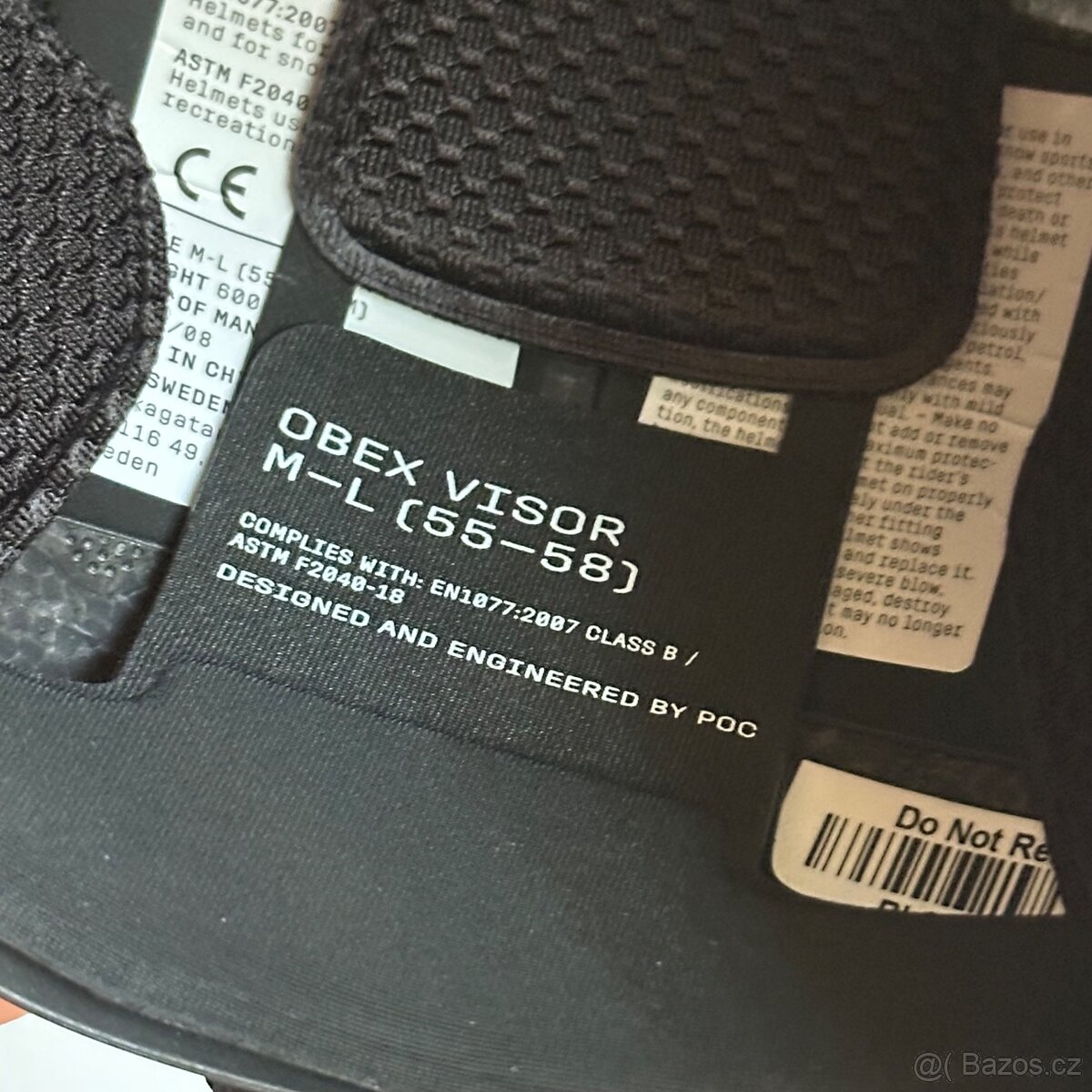 POC Obex Visor MIPS uranium black matt vel. Medium - 7