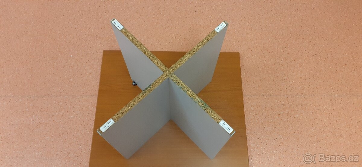 čtvercový stolek klubový/kávový/čajový/odkládací - 7