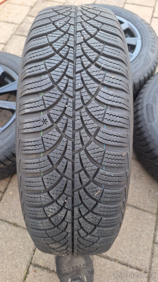 Alu kola Toyota 15" 5x100 zimní pneu 185/65 R15 7-8mm Yaris - 7