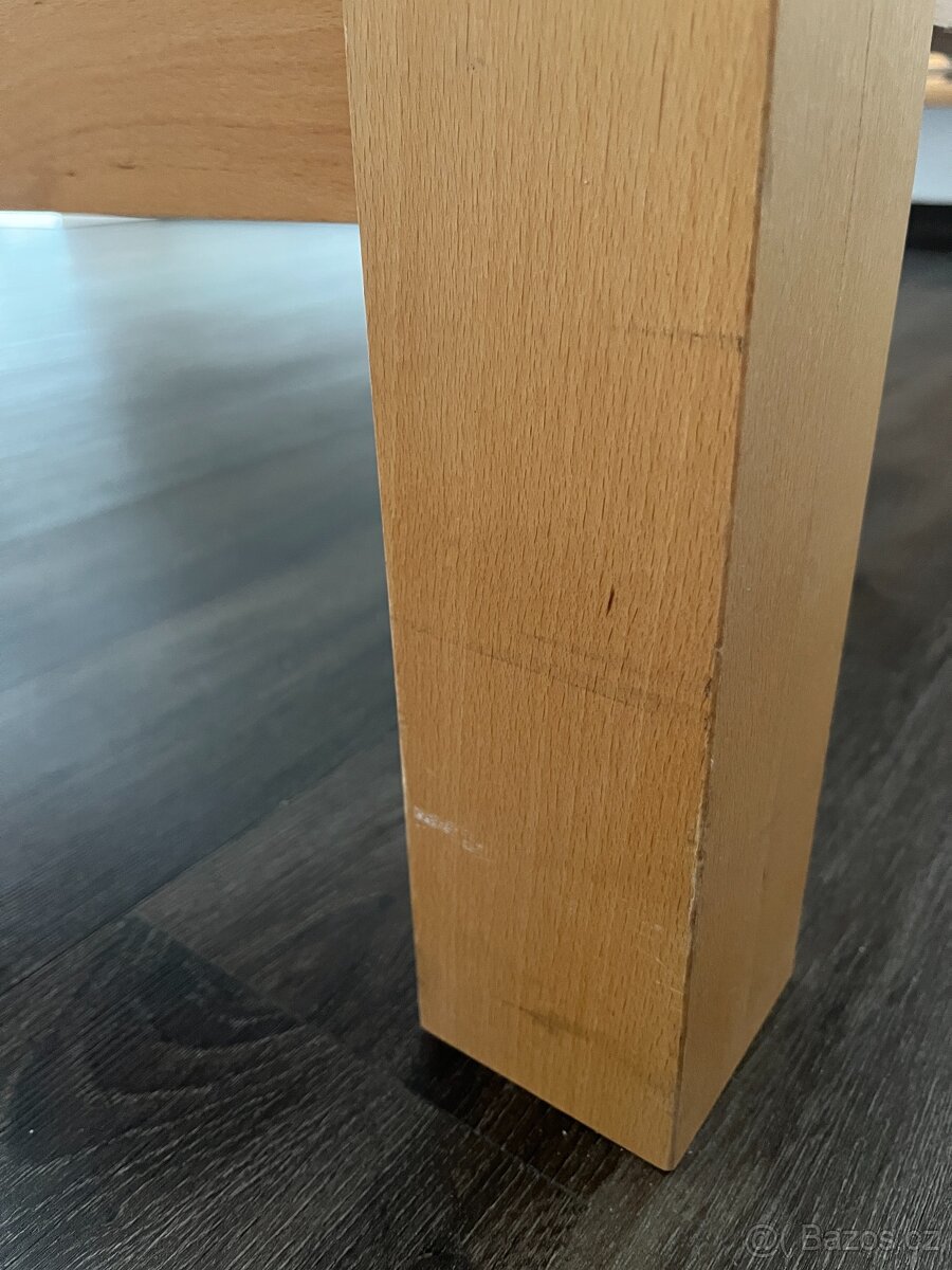 Postel z masivu buk STONE 160x200 - 7