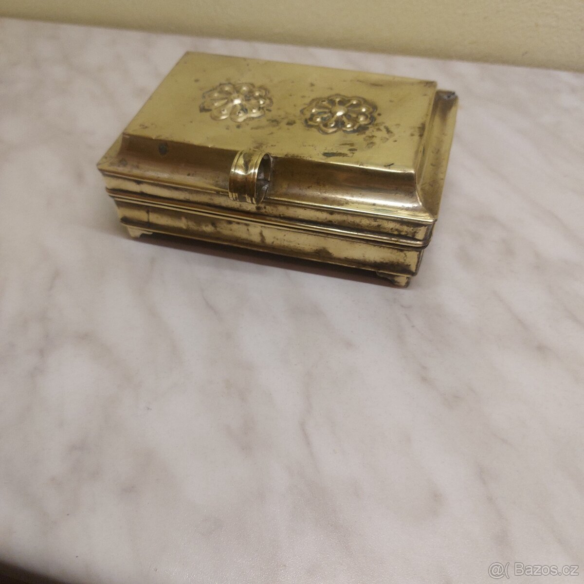 Stará mosazná krabička. - 7